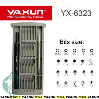 پیچ گوشتی ست پیچ گوشتی Yaxun YX 6323