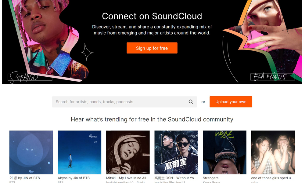 3. SoundCloud: موسیقی مستقل و نوآورانه